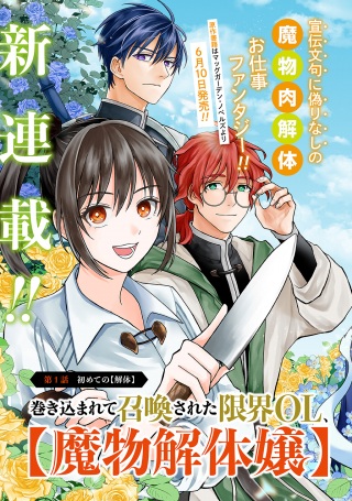 巻き込まれて召喚された限界OL、ギルド所属の【魔物解体嬢】として奮闘中~THE~COMIC Raw Free